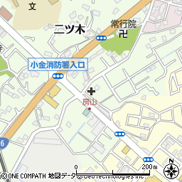 千葉県松戸市二ツ木283周辺の地図