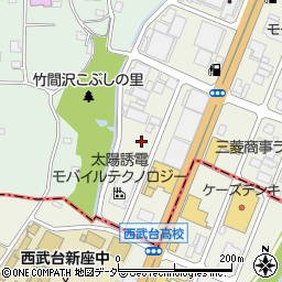 埼玉県入間郡三芳町竹間沢東1周辺の地図