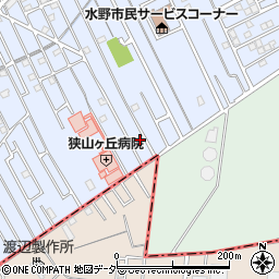 埼玉県狭山市水野995周辺の地図