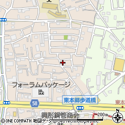 千川周辺の地図