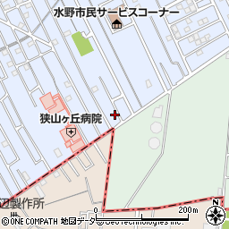 埼玉県狭山市水野973周辺の地図