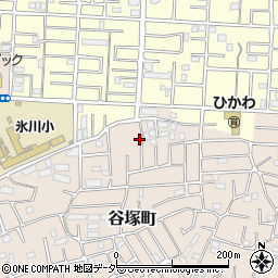 埼玉県草加市谷塚町1753-10周辺の地図