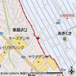 武蔵藤沢テラスハウスＢ周辺の地図