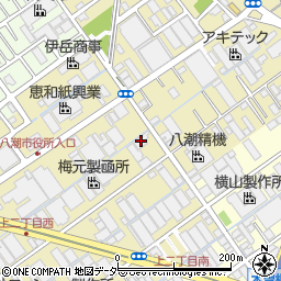 埼玉県八潮市二丁目464-1周辺の地図