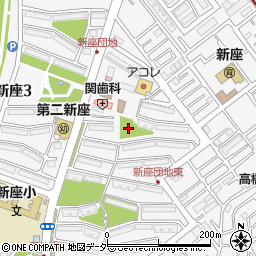 埼玉県新座市新座周辺の地図
