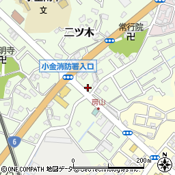 千葉県松戸市二ツ木329周辺の地図