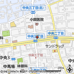 ビッグ・エー八潮店周辺の地図