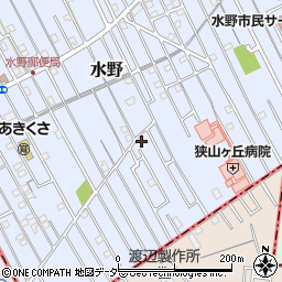 埼玉県狭山市水野1133周辺の地図
