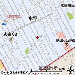埼玉県狭山市水野1165周辺の地図