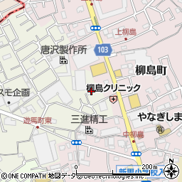 埼玉県草加市遊馬町828-3周辺の地図