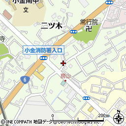 千葉県松戸市二ツ木331周辺の地図