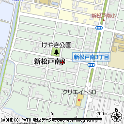 千葉県松戸市新松戸南3丁目100周辺の地図