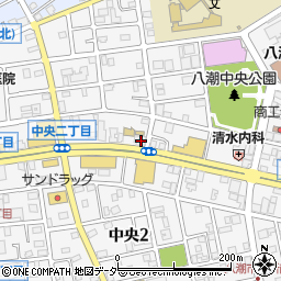 ドミノピザ八潮店周辺の地図