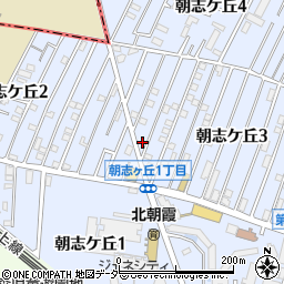 埼玉県朝霞市朝志ケ丘周辺の地図