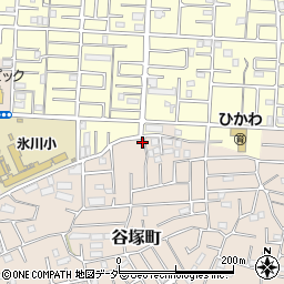 埼玉県草加市谷塚町1753-12周辺の地図