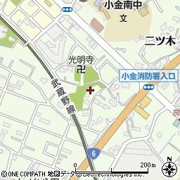 千葉県松戸市二ツ木375周辺の地図