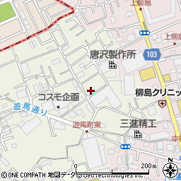 埼玉県草加市遊馬町780-22周辺の地図