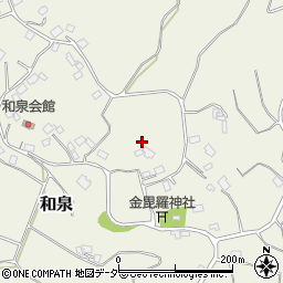 千葉県印西市和泉582-1周辺の地図
