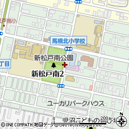 千葉県松戸市新松戸南周辺の地図