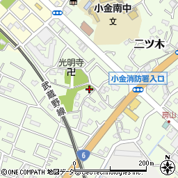 千葉県松戸市二ツ木373周辺の地図