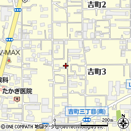 埼玉県草加市吉町周辺の地図