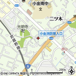 千葉県松戸市二ツ木350周辺の地図