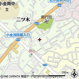 千葉県松戸市二ツ木1273-3周辺の地図