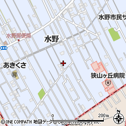 埼玉県狭山市水野1132周辺の地図