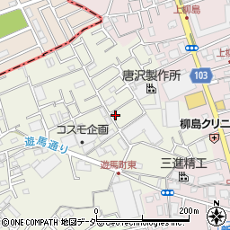 埼玉県草加市遊馬町780-1周辺の地図