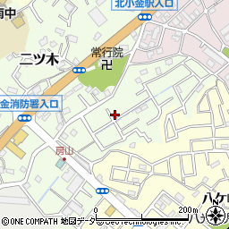 千葉県松戸市二ツ木1263周辺の地図