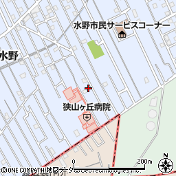 埼玉県狭山市水野1011周辺の地図