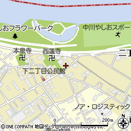 埼玉県八潮市二丁目1230-2周辺の地図