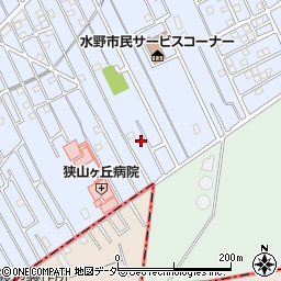 埼玉県狭山市水野974周辺の地図