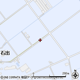 千葉県香取郡東庄町石出周辺の地図