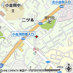 千葉県松戸市二ツ木267周辺の地図