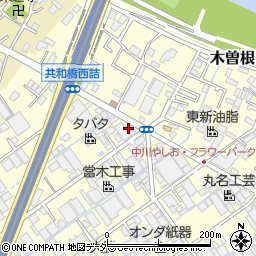 ヨシダ塗装工芸社倉庫周辺の地図
