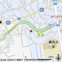 埼玉県入間市新久539-10周辺の地図