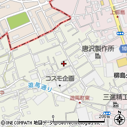 埼玉県草加市遊馬町715-23周辺の地図
