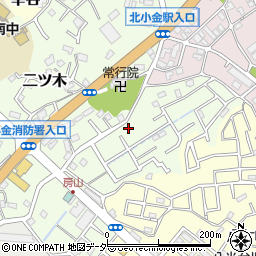 千葉県松戸市二ツ木250周辺の地図