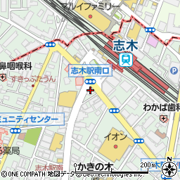 メガネスーパー　志木南口駅前店周辺の地図