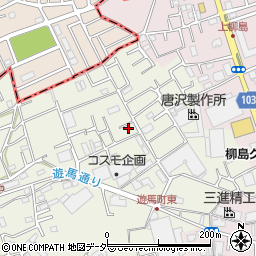 埼玉県草加市遊馬町715-24周辺の地図