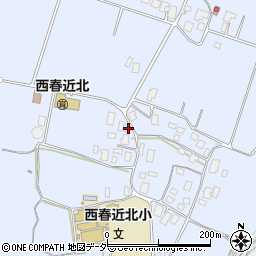 長野県伊那市西春近208周辺の地図