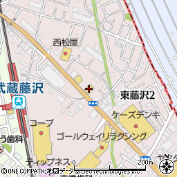 ガスト武蔵藤沢店周辺の地図