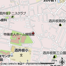 千葉県柏市酒井根73-5周辺の地図