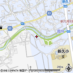 埼玉県入間市新久539周辺の地図