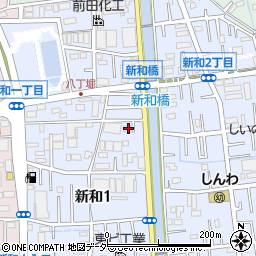 埼玉県三郷市新和1丁目174周辺の地図