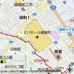 西松屋ビバモール蕨錦町店周辺の地図