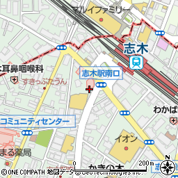 メガネドラッグ志木駅前店周辺の地図