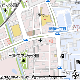 アイパルメガネ　三郷店周辺の地図