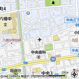 埼玉県八潮市中央3丁目7-11周辺の地図